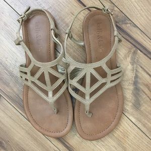 Kelly & Katie nude sandals
